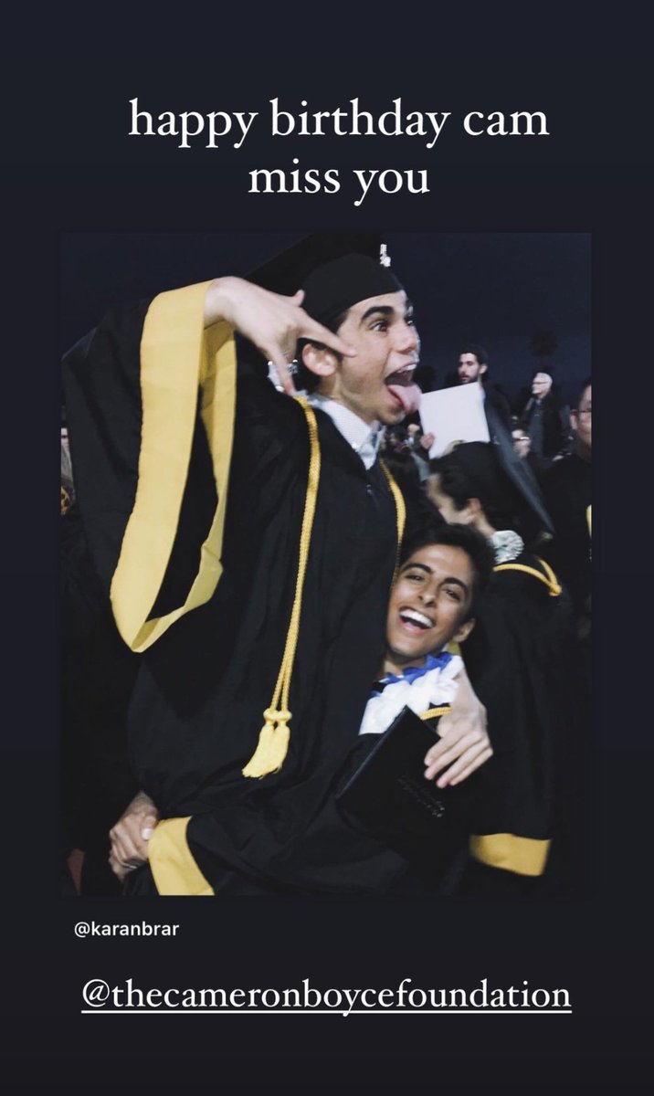 cameronboycebr's tweet photo. Karan Brar via IG:

"feliz aniversário cam, sinto sua falta" https://t.co/DEcex9yqaH