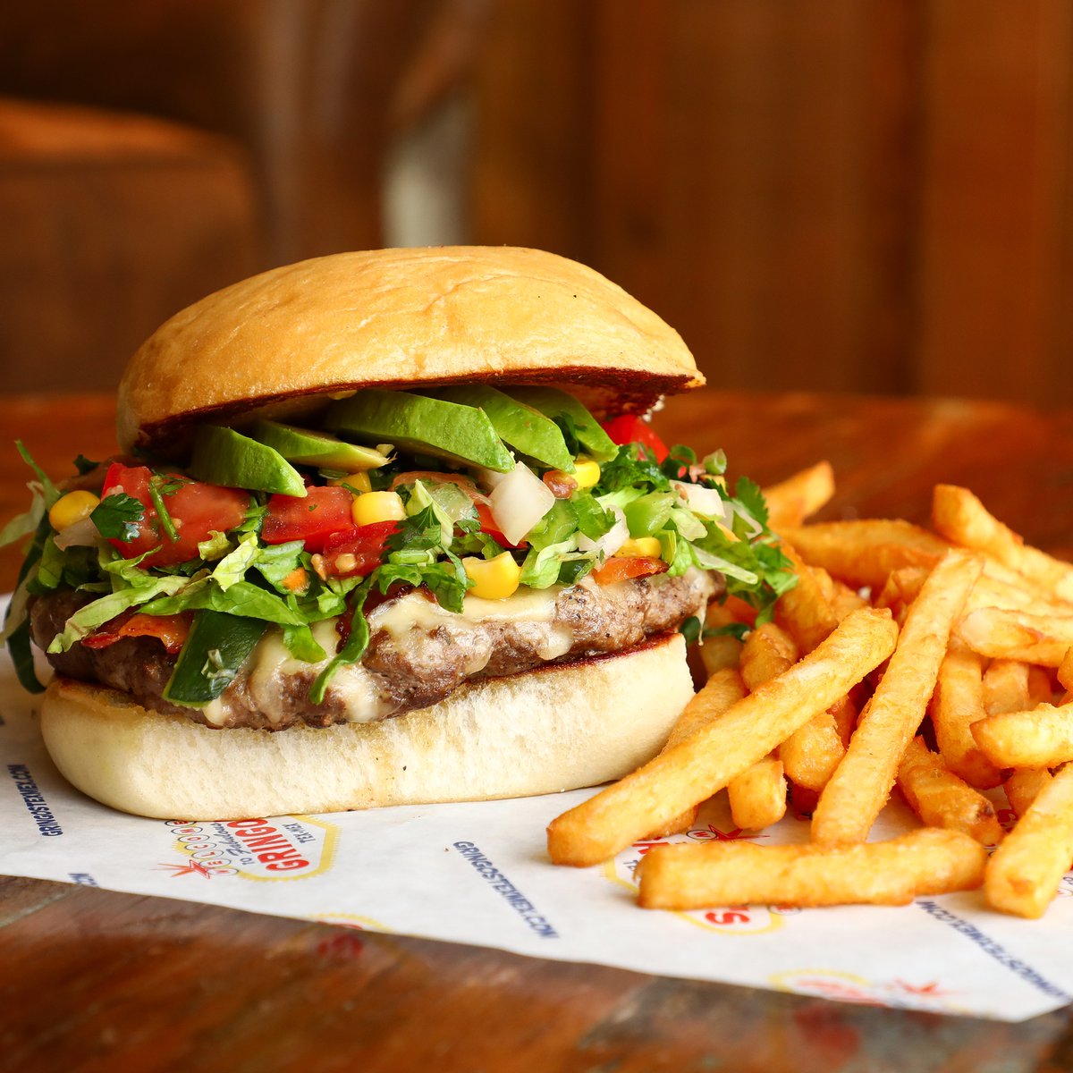 gringostexmex's tweet photo. Betcha didn’t know you can celebrate #NationalBurgerDay at Gringo’s! Treat yourself to our La Bomb-Bah Burger
•
•
•
•
•
#FreshMex #TexMexFood #TexasFoodie #houstonfoodie #mexicanfood #Houston #HTXFood #gringostexmex #houstoneats https://t.co/j8H1ssPmF4