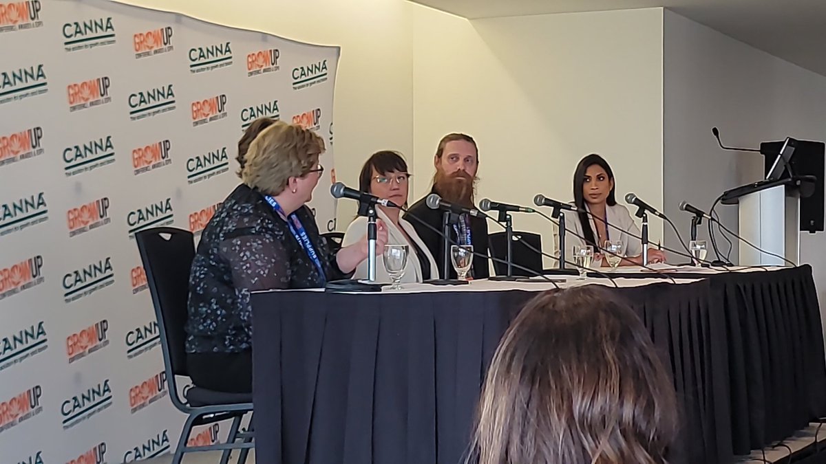 "There is no industry that has such a controlled supply chain that involves so many governments... in the world... it costs us 100s of thousands to administer." -Myrna Gillis <a href="/AqualitasInc/">Aqualitas</a> <a href="/growupcanada/">Grow Up Conference, Expo and Awards</a> <a href="/StratCann/">StratCann🌱</a> <a href="/Kieley_/">Smiley Kieley</a> <a href="/IvanRossVrana/">Ivan Ross Vrana</a> moderated by Sherry Boodram <a href="/CannDelta/">CannDelta - Cannabis Regulatory & Licensing</a>