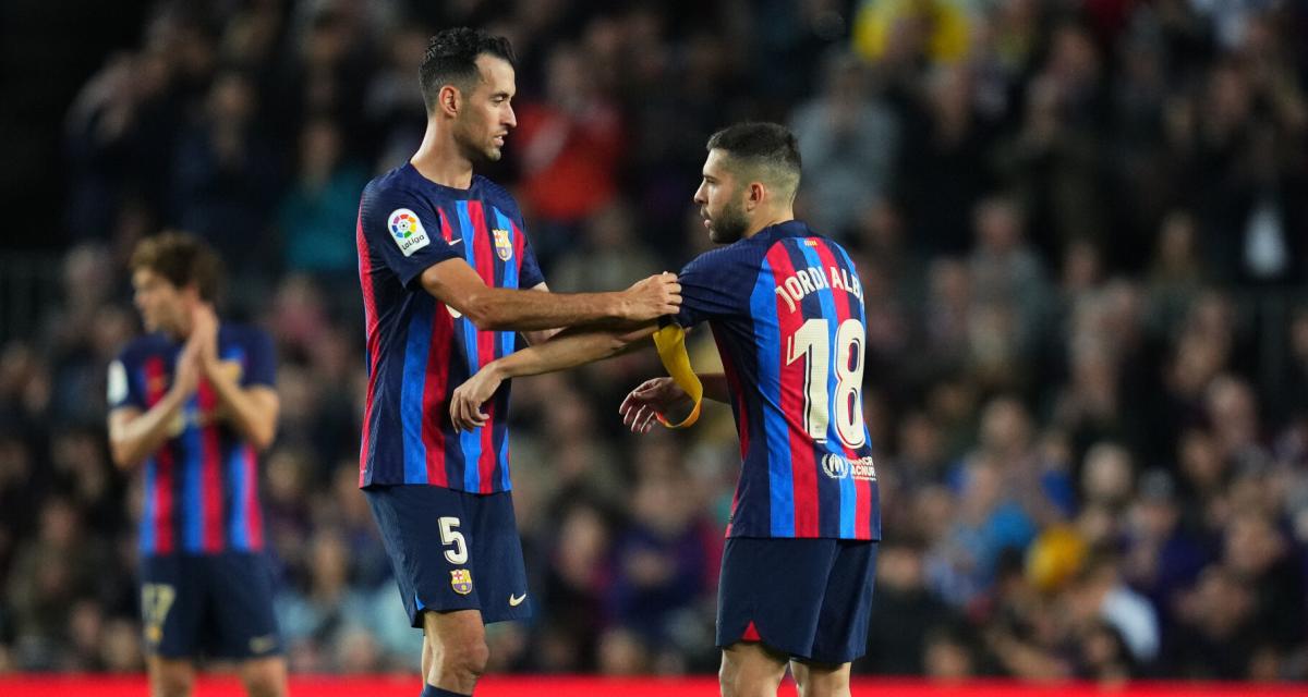 WYN_Atletico's tweet photo. Le Barça s'impose et célèbre Jordi Alba et Busquets, Griezmann décisif, chaude lutte pour le maintien... Les scores en Liga ! https://t.co/kBHimdB37S https://t.co/idcXhFrZjD
