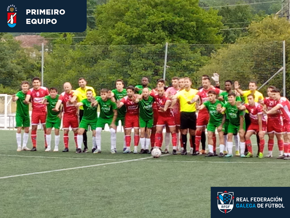 ⏰ 𝗙𝗜𝗡𝗔𝗔𝗔𝗟 𝗡𝗢 𝗖𝗔𝗥𝗕𝗔𝗟𝗟𝗢❗❗

Os nosos dinlle "ata pronto" á Preferente cun empate. 
Competiuse ata o último día... voltaremos!!

𝗨.𝗗. 𝗔𝘁𝗶𝗼𝘀  1️⃣ - 1️⃣ 𝗠𝗼𝗿𝗮𝗻̃𝗮 𝗖.𝗙.

⚽ Gol de Hardy

#VamosMoraña #PreferenteSur #Senior