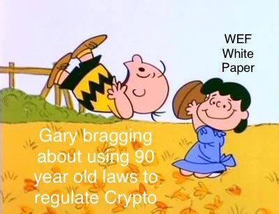 HPLoveBux's tweet photo. Is @GaryGensler being set up to fail?
Is the US being set up to fail?
Why did the @WEF white paper single out all of the “Gensler Doctrine” and declare it bad for crypto & bad for clarity in global markets?
Gary are you a patsy?
Timing was sus
#thinkcoin
$GENSLR
@SECGov https://t.co/7c6SX2AEmp