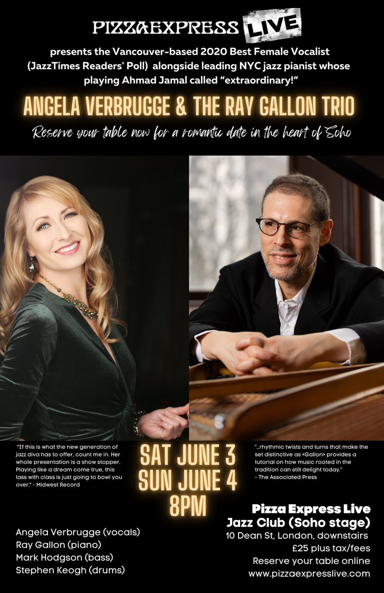 Sat June 3 & Sunday June 4th! #londonuk #jazz #piano #vocalist #soho #londonjazz #london #whattodo #June2023 #vocaljazz