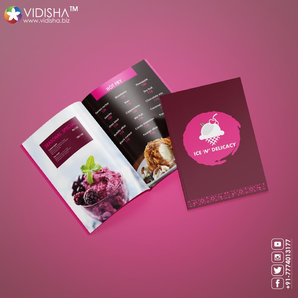 Ice cream brand Menu design by VIDISHA™

To know more visit vidisha.biz
#menucarddesign #menu #icecreamshop #icecreammaker #icecreamday #frozendessert #vidishabiz #vidisha #graphicdesign #amul #arunicecream