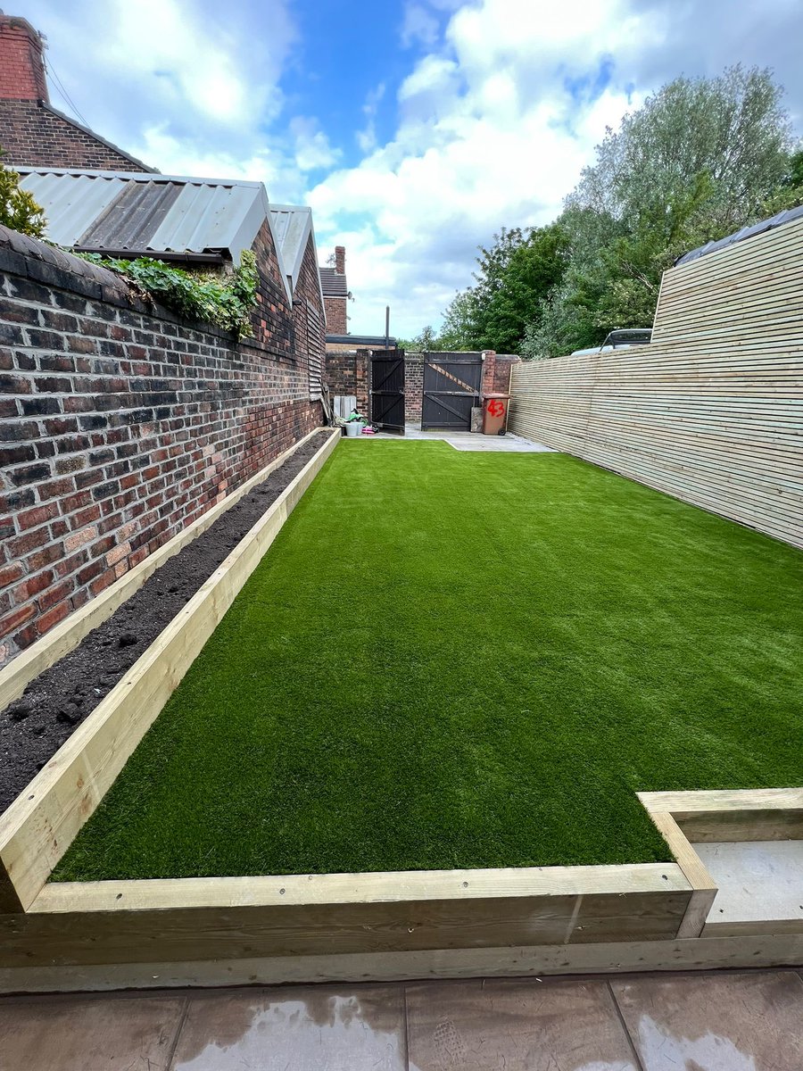 Bank holiday weekend garden renovation ☀️

We design, supply &amp; renovate gardens with fence cladding, decking, pergolas and artificial grass 🌱

Get in touch for a free quote to transform your garden ready for summer☀️ 

Send us a message or call 07596904625 to speak to our team!