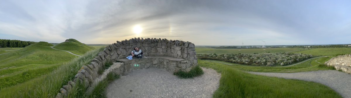 Gorgeous evening up here at Northumberlandia