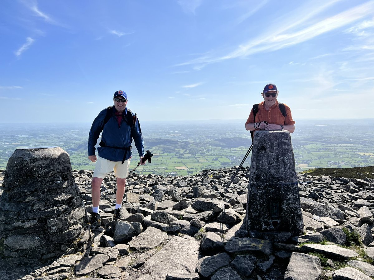 PeakBaggerQ's tweet photo. Hello Northern Ireland! Slieve Gullion, Armagh County HighPoint. Going to be a great week with Brother Marc. #PeakBagging #CountyTops #ArmaghCounty https://t.co/K5FZCQmwBg