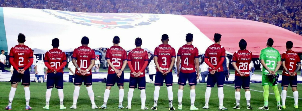 POR TU INFINITA GRANDEZA Y TU GLORIOSA HISTORIA 💪🏼🇦🇹💪🏼🇦🇹

Hoy todos juntos desde el calentamiento y los 90+ ALENTANDO SIN PARAR!

Vamos el GUADALAJARA , por tus raíces y tú honroso pueblo , VAMOS LAS <a href="/Chivas/">CHIVAS</a> 🇦🇹🇦🇹🇦🇹🇦🇹

#ElEquipoDelPueblo
#ElFenomenoSocial