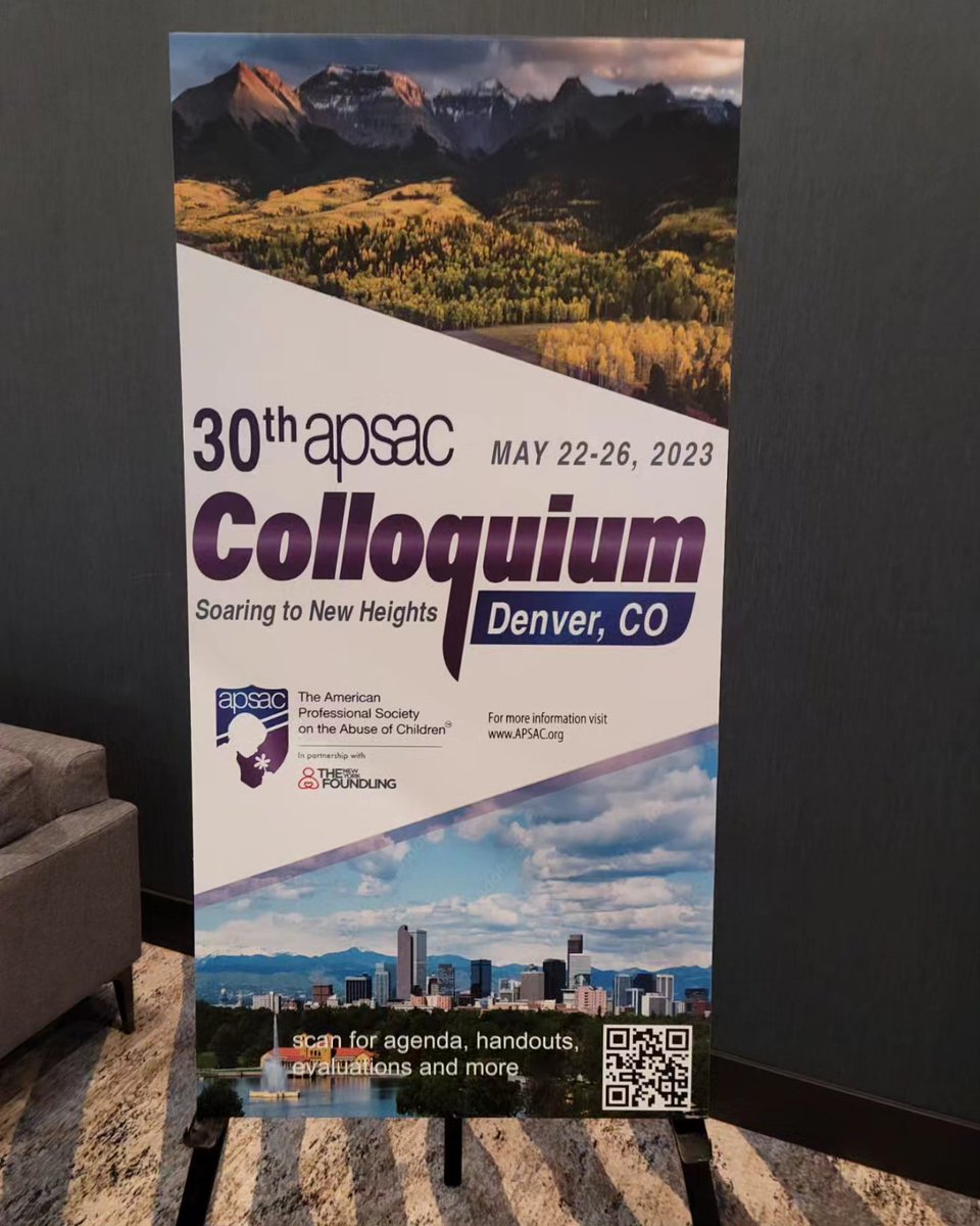 Beyond humbled to have wrapped up this week with another #APSAC2023 Conference in Denver, Colorado. This time representing for @TheNYFoundling as a member of the #BoardOfDirectors. Had the great pleasure of co-presenting with @APSAC President #ErnestineBriggs-King and