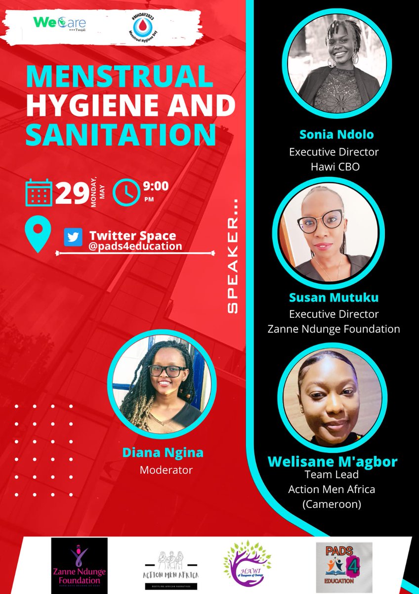 Wecare (@wecarecbo) on Twitter photo Set a reminder for this upcoming Twitter Space Engagement on Menstrual Hygiene and Sanitation hosted by <a href="/Pads4Education/">Pads 4 Education</a> scheduled on Monday, 29th May 2023 at 9.00 pm. x.com/i/spaces/1PlKQ⦠Set a reminder for this upcoming Twitter Space Engagement on Menstrual Hygiene and Sanitation hosted by <a href="/Pads4Education/">Pads 4 Education</a> scheduled on Monday, 29th May 2023 at 9.00 pm. x.com/i/spaces/1PlKQā¦