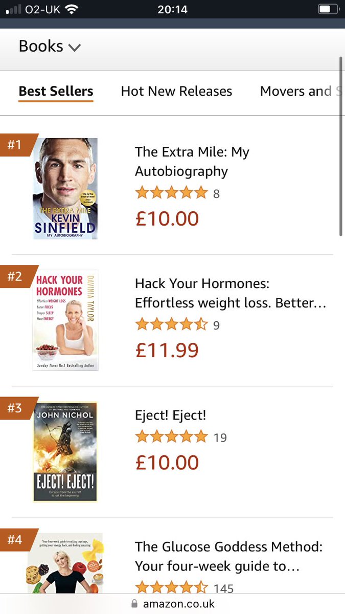 Someone’s blasting straight to number 3 on Amazon! Congratulations <a href="/JohnNicholRAF/">John Nichol ✈</a>