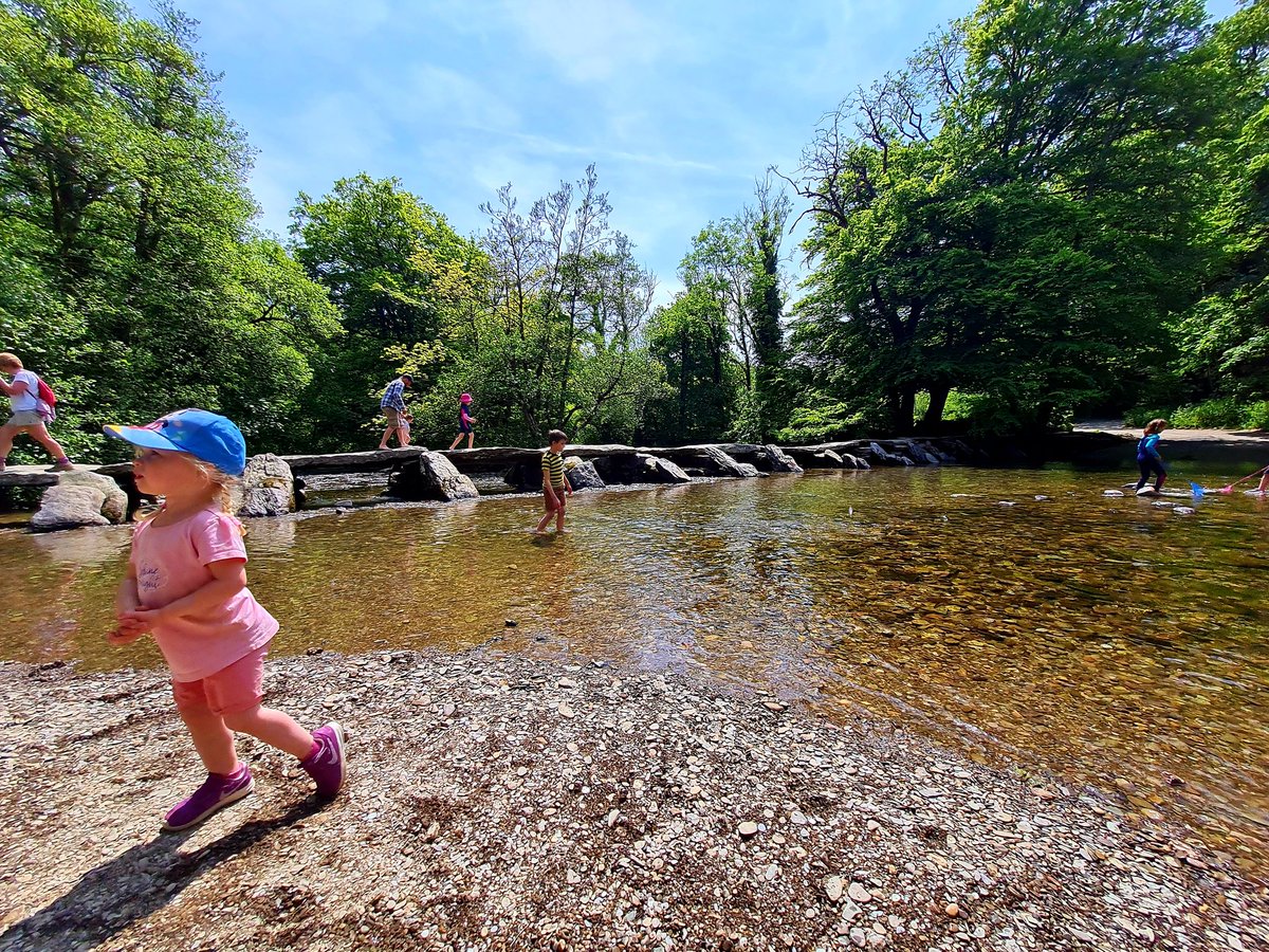 Great to see Tarr Steps pieced so well back together thanks to <a href="/SomersetCouncil/">Somerset Council</a>.