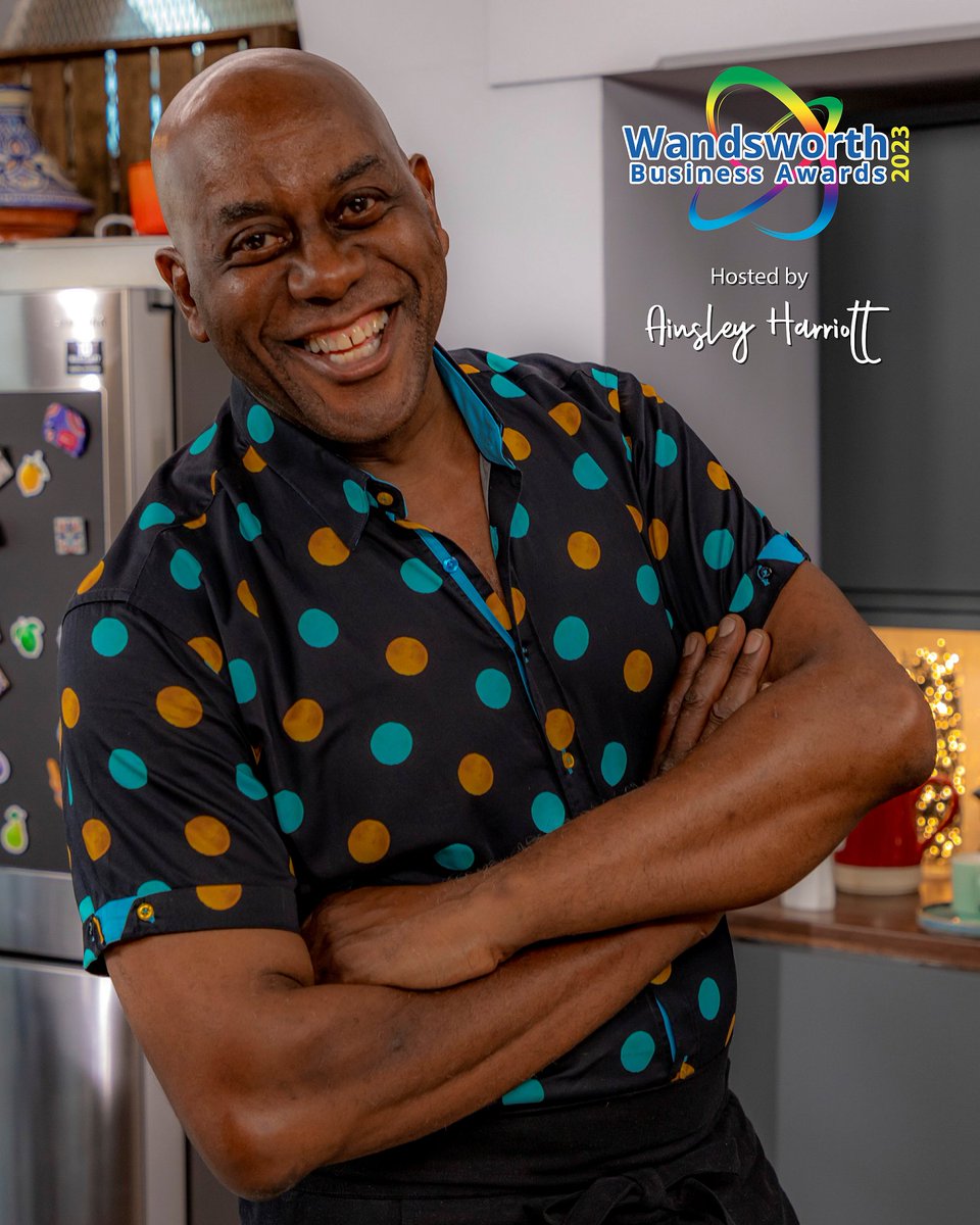 We are thrilled to announce that we've secured Ainsley Harriott to host the Wandsworth Business Awards on Tuesday, 20th June, at the iconic Clapham Grand. Tickets on sale now! Photo: James Bailey @TheClaphamGrand @AinsleyFoods #businessawards #networking #wandsworth