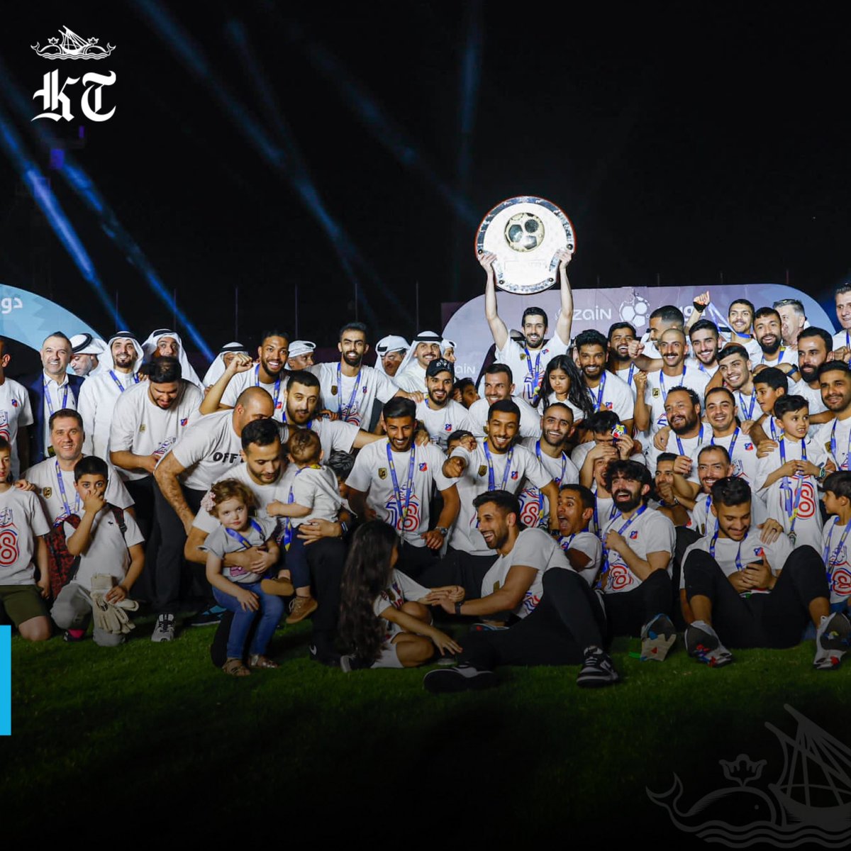 kuwaittimesnews's tweet image. #KuwaitSC were crowned the Zain Premier League champions for the 2022/2023 season in a ceremony on Sunday.