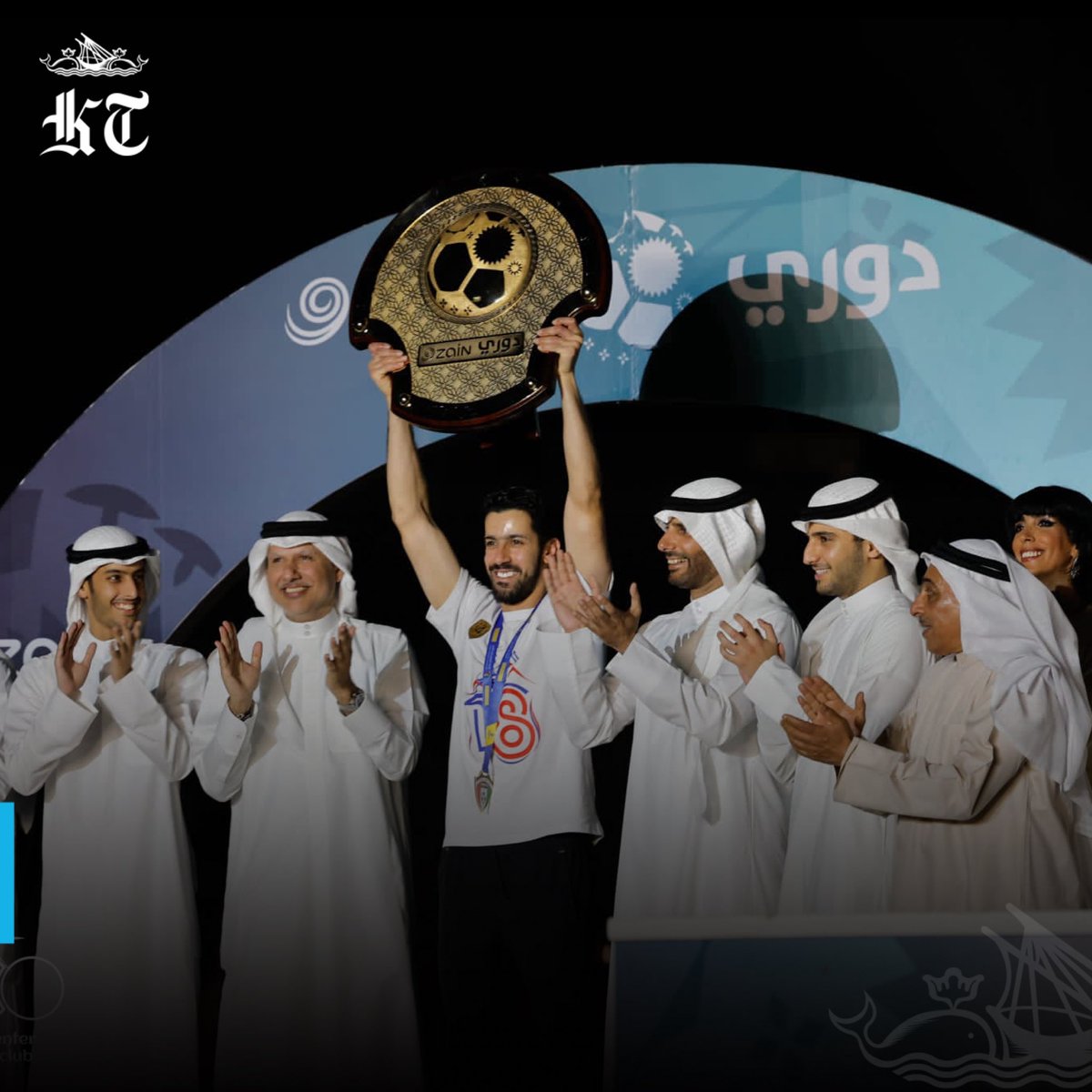 kuwaittimesnews's tweet image. #KuwaitSC were crowned the Zain Premier League champions for the 2022/2023 season in a ceremony on Sunday.