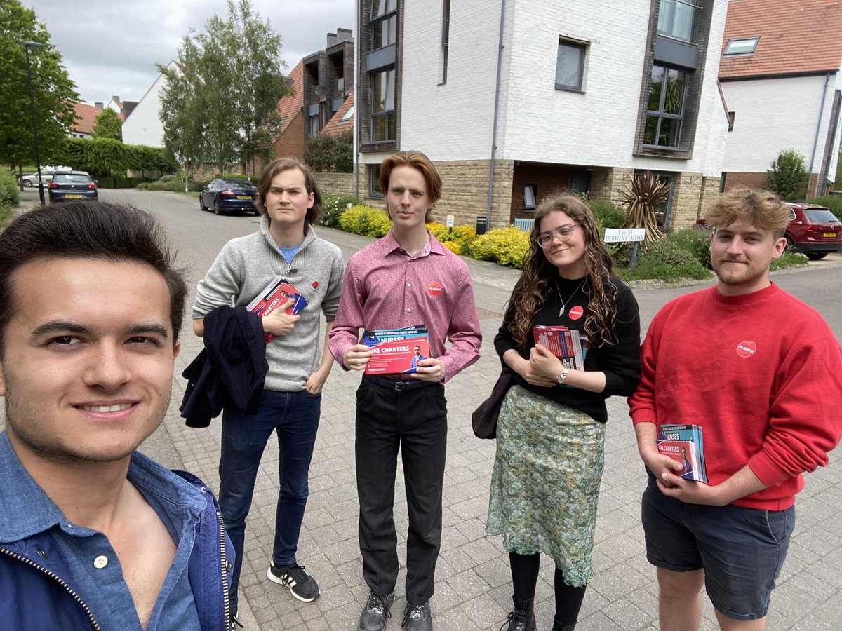 Couldn’t stay away from door-knocking for too long! 🚪
A positive session around the lovely Derwenthorpe. 
Lots of people desperate for change in York Outer and for @lukejcr to be Outer’s Labour MP. 🌹🗳️
#LukeforYorkOuter #VoteLabour