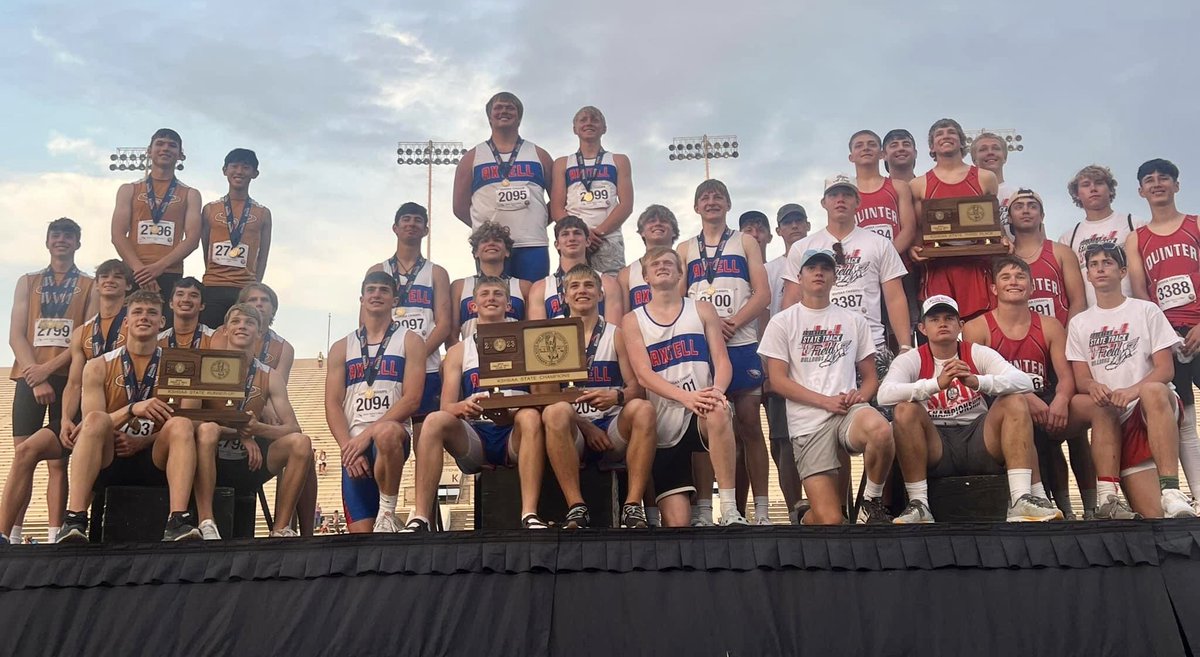 SPIAALeague's tweet photo. Congratulations to the Kiowa County Boys on their Runner-Up finish in class 1A at the State Track &amp; Field meet. https://t.co/w73CQywJFc