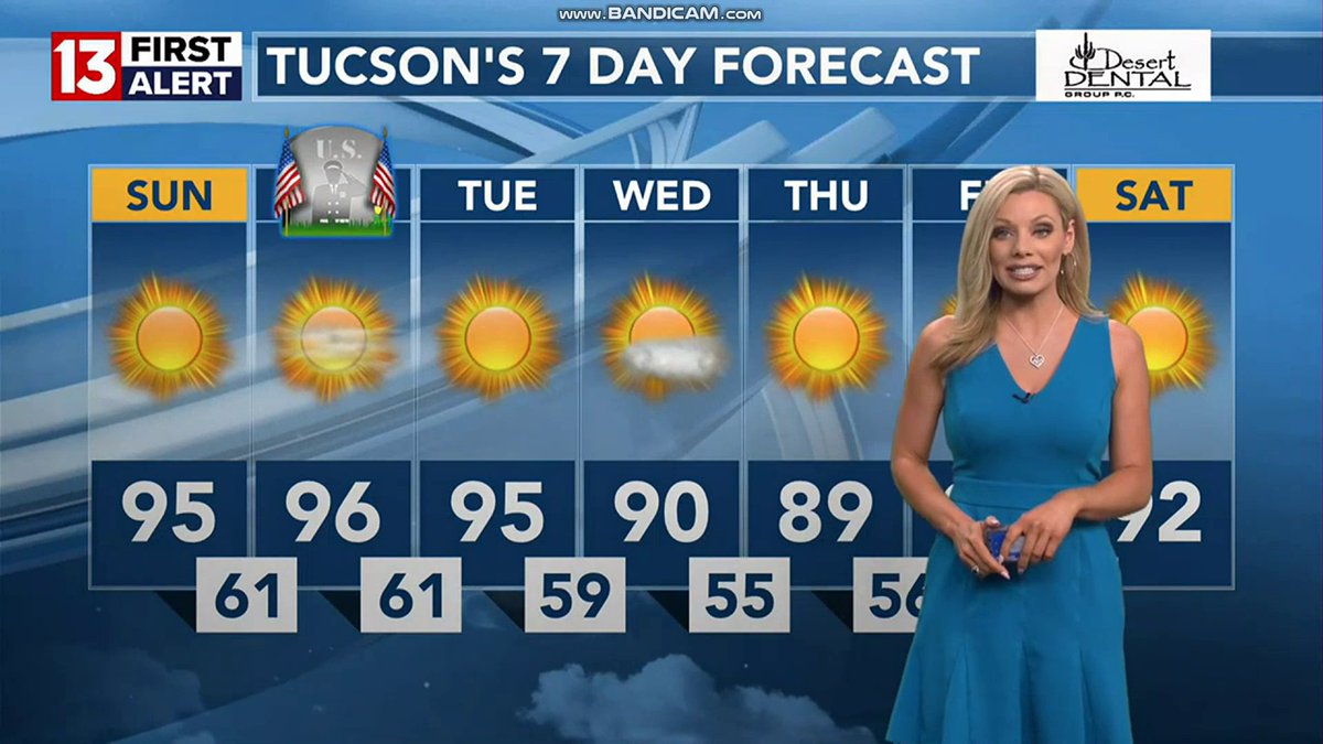 NewsWatcher102's tweet photo. Part 2: @alliepottertv so gorgeous/incredibly SEXY/very beautiful in blue from this morning! 😍🤩💘❤️💙 #AzWx #TucsonWx #KOLDNews #AlliePotter https://t.co/NNC9PdR7hO