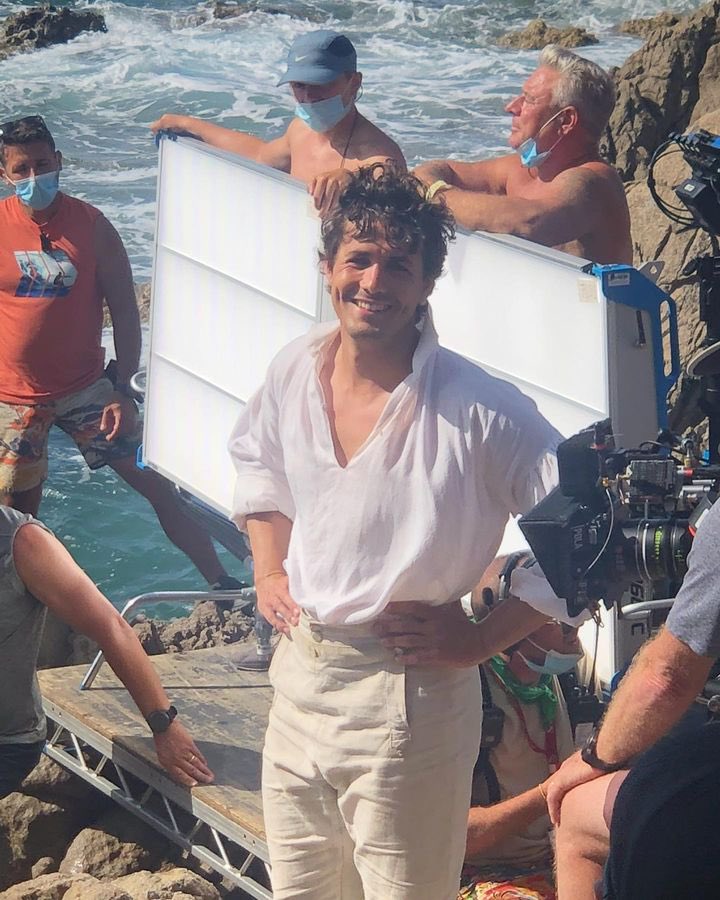 jonahhauerking's tweet image. Jonah Hauer-King on the set of #TheLittleMermaid