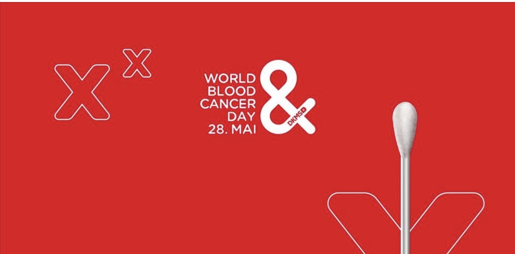 Heute ist #WorldBloodCancerDay
Alle 27 Sekunden erhält ein Mensch die Diagnose Blutkrebs.
Jeder kann mithelfen, diesen Menschen eine Chance zu geben.
Mund auf, Stäbchen rein, Spender sein.
dkms.de
