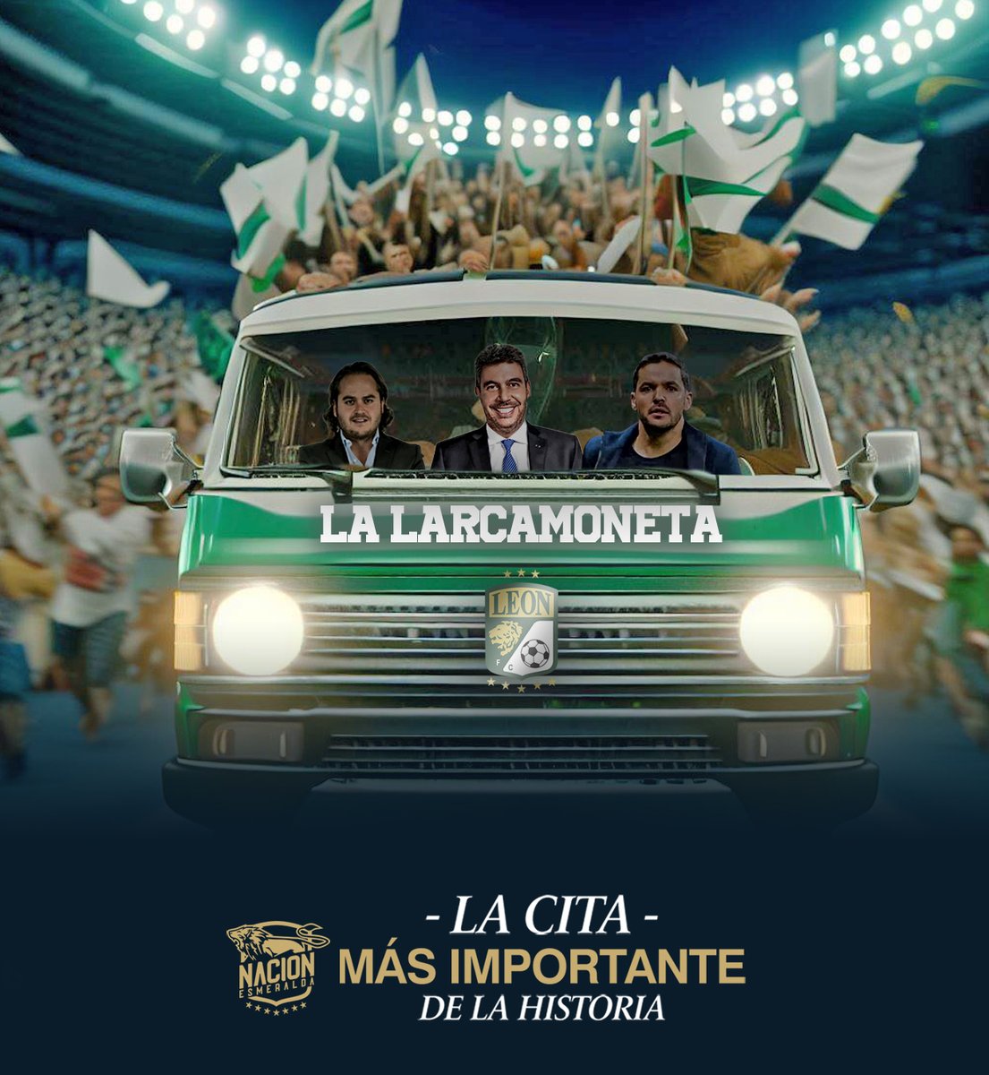 NacionEsmeralda's tweet photo. No digas nada, sólo da RT 

Si también te subes a la #Larcamoneta rumbo a 
-LA CITA - MÁS IMPORTANTE DE LA HISTORIA https://t.co/VqQH4oqSF7