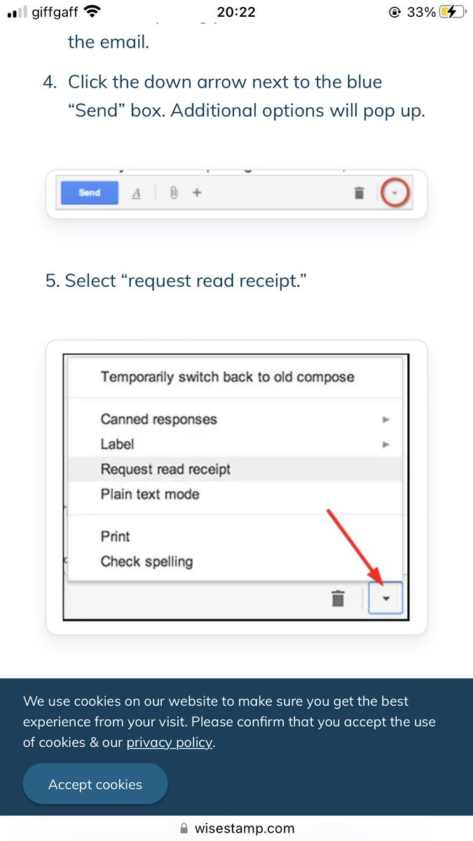 @gmail trying to send a very time sensitive email and with my Gsuite tried calling to send an email with read receipt . I did a test on my emails, email was received BUT without that read receipt request . And never did I receive a notification that email was read . Can you help?