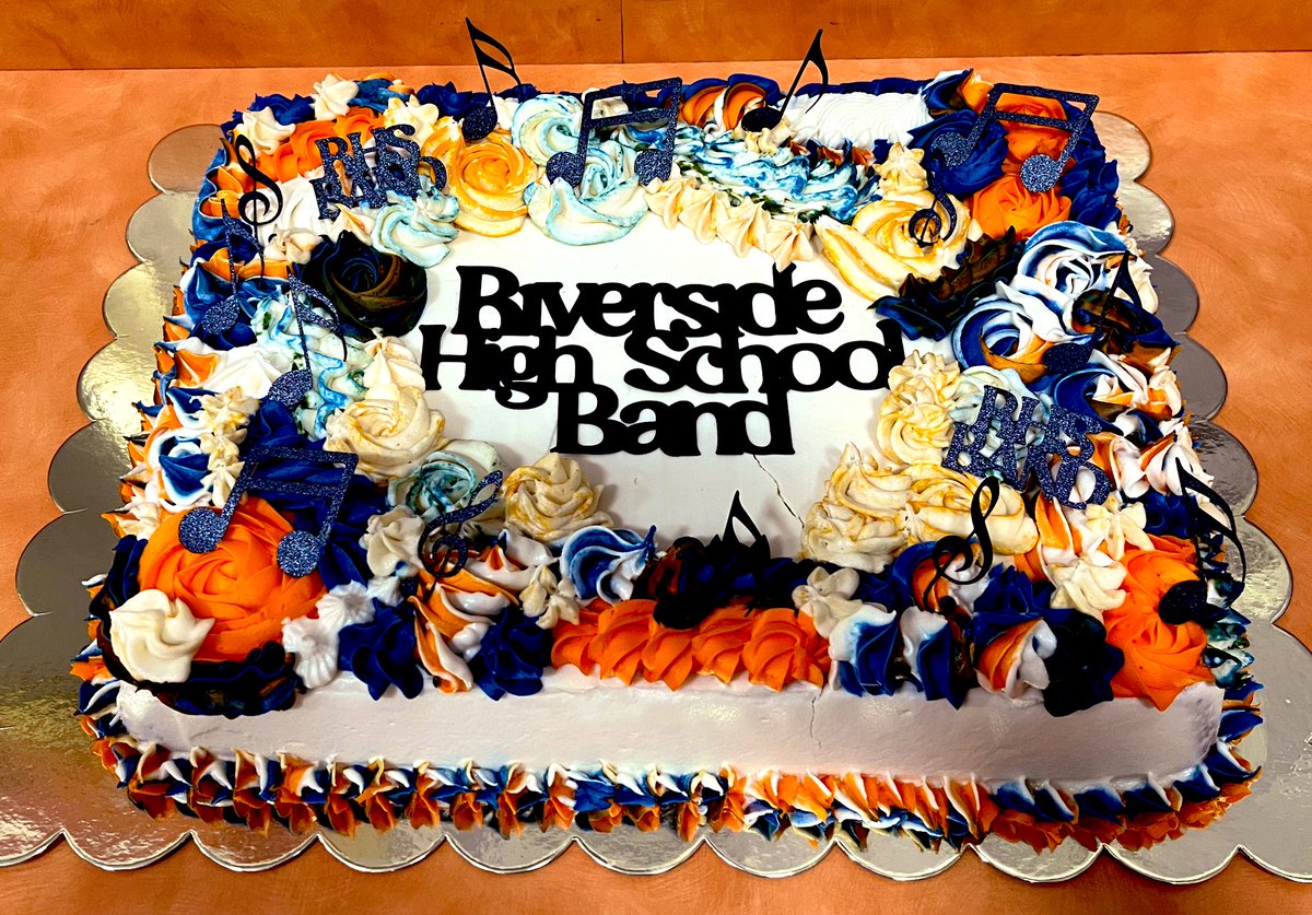 What a sweet cake for our Ranger Band!!!  #riverside4ever