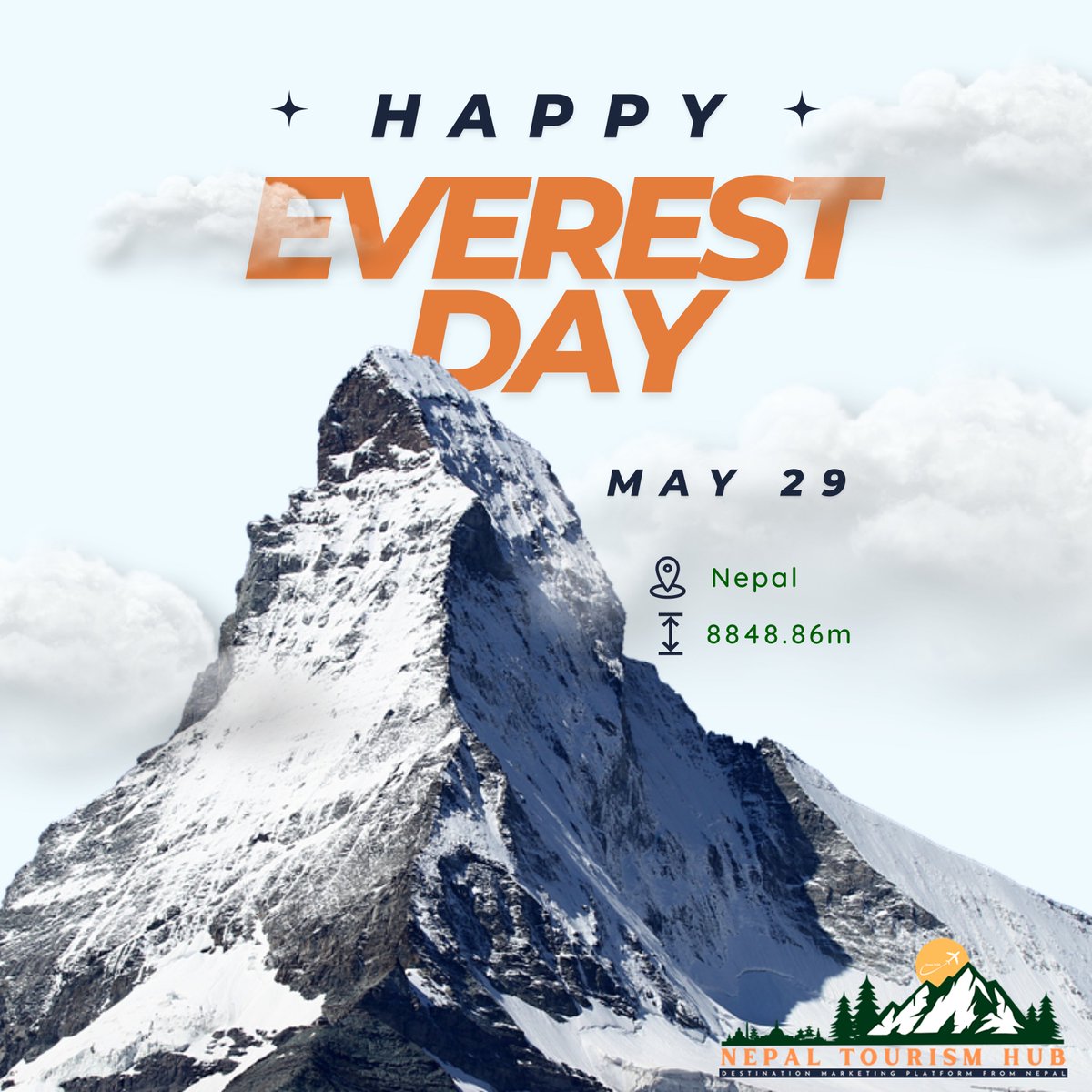 Happy Everest Day to all the explorers, adventurers, and nature lovers! Together, let's continue to appreciate and protect the majestic wonders that our beloved Nepal has to offer. #NepalTourismHub #ExploreNepal #MountEverest #Sagarmatha #TenzingNorgaySherpa #EdmundHillary
