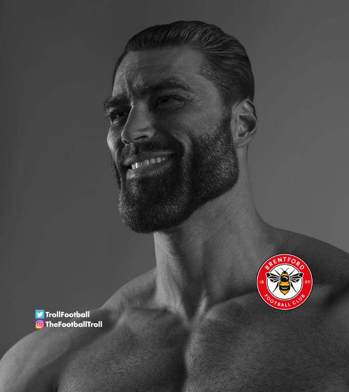 TrollFootball's tweet photo. Brentford this season:

League double over Man City
Defeated Man United 4-0
Defeated Liverpool
Defeated Brighton
Defeated Spurs
Defeated Chelsea
Drew away at Arsenal
Gave points to every relegation fighting team to help them stay. https://t.co/6dUpWM8Red