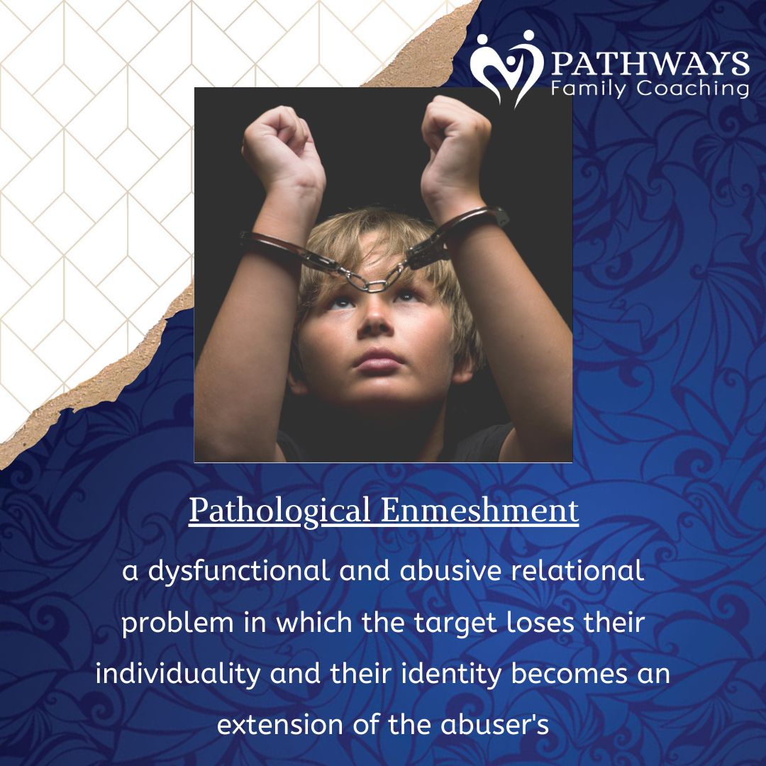 #enmeshment prevents a child from developing a sense of self b/c they learn that their identity is really an extension of their parent's. In this type of dynamic, the pathology of the parent creates pathology in the child.

#boundariesarehealthy #boundariesmatter #noboundaries