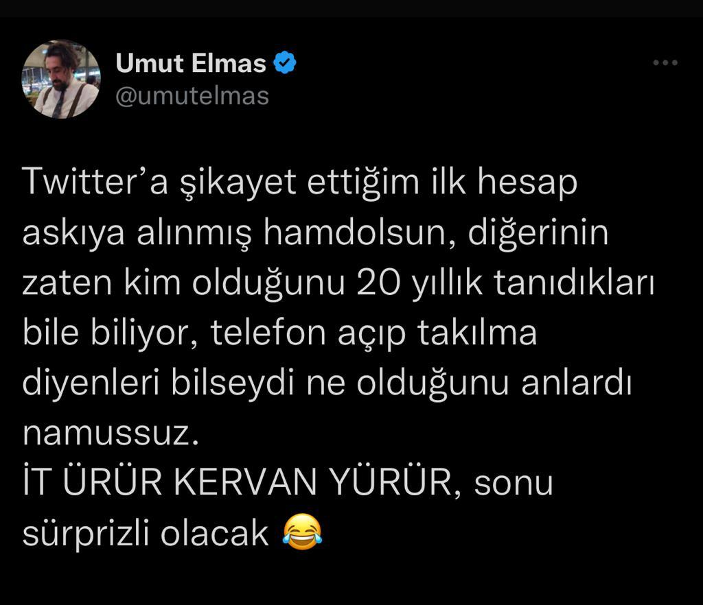 KonmazAlp06's tweet photo. Rezil olunca KonarAlp06 hesabını kapatan @UmutElmas, şikayet ettim hesap kapandı diyor. Senin şikayetinle kapansaydı bu hesap kapanırdı:) Katıksız geri zekalı bu çocuk. https://t.co/nBZPV1lcct