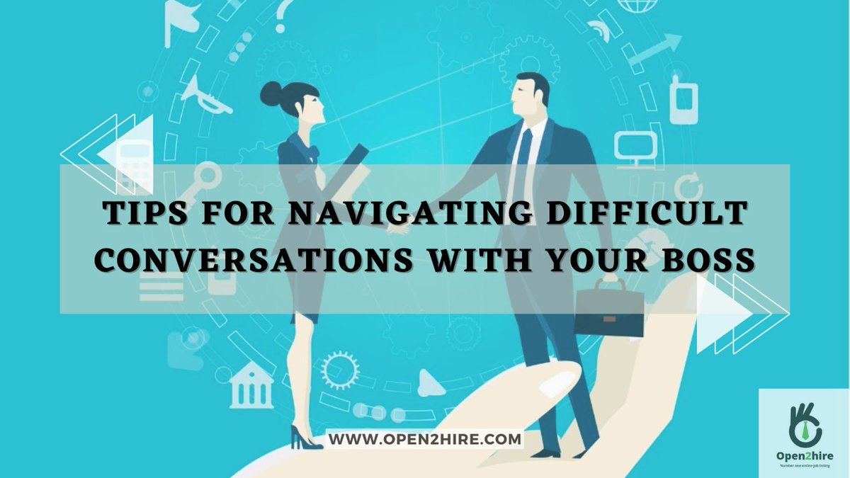 Tips for Navigating Difficult Conversations with Your Boss Check: lnkd.in/gvi6bcr9