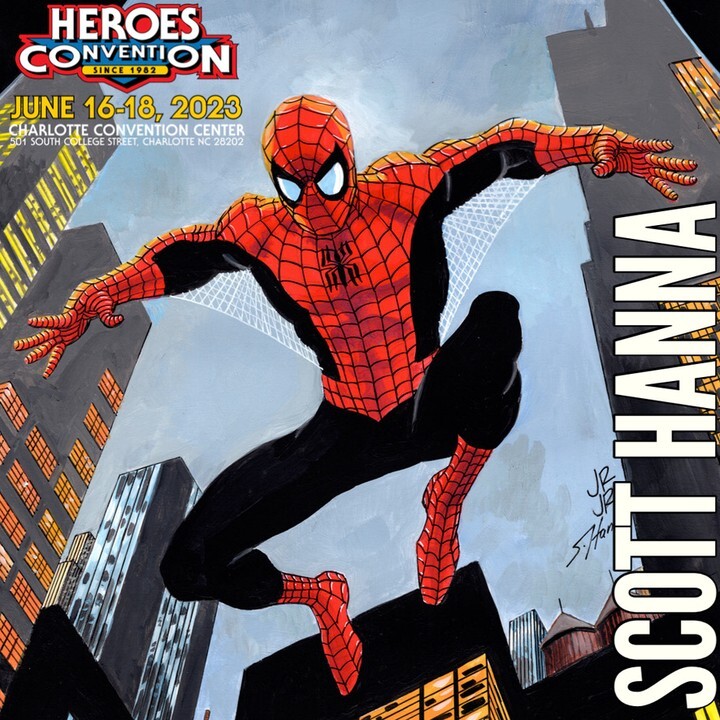 heroesonline's tweet photo. WE are stoked that Eisner Award winning artist and inker SCOTT HANNA is coming to the Heroes Convention, June 16-18! He's inked Spidey, Batman, the Avengers, X-Men, and more!
#scotthanna #heroescon #comicinker
Tickets: https://t.co/1Wa7IBr4qX
Guest List: … https://t.co/1Dv5ENVp5c