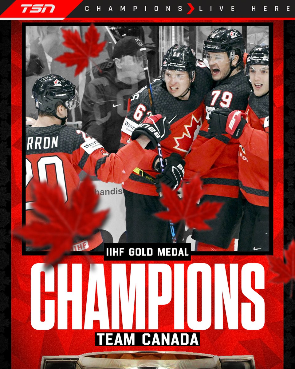 CANADA CAPTURES GOLD AT THE #IIHFWorlds!