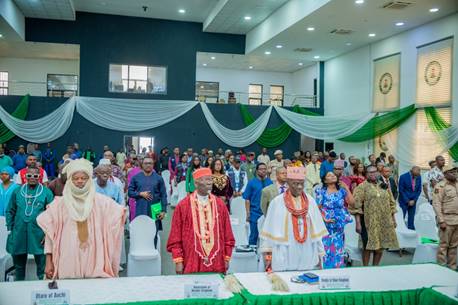 Faith_Ireye's tweet photo. Glad to be at the inauguration ceremony of the South South Zone Traditional Leaders Committee on PHC delivery. This is a big boost in ensuring community participation, thereby increasing acceptance of PHC interventions. https://t.co/tiG0NHP2U3