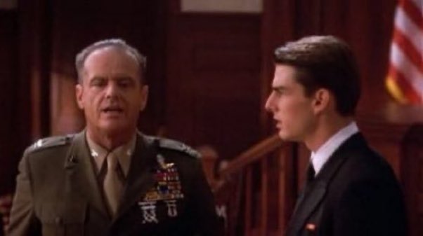 9pm TODAY on #GreatMovies

The 1992 #Legal #Drama film🎥 “A Few Good Men” directed by #RobReiner from a screenplay by #AaronSorkin and based on his 1989 play🎭 of that name

🌟#TomCruise #JackNicholson #DemiMoore #KevinBacon #KevinPollak #JamesMarshall #JTWalsh #KieferSutherland