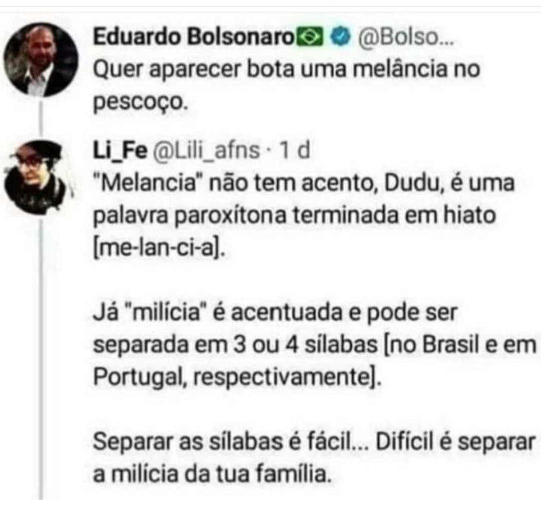 Bananinha passando vergonha na internet!
     Uiii...
#LulaEoCongressoUnidosPeloPovo
