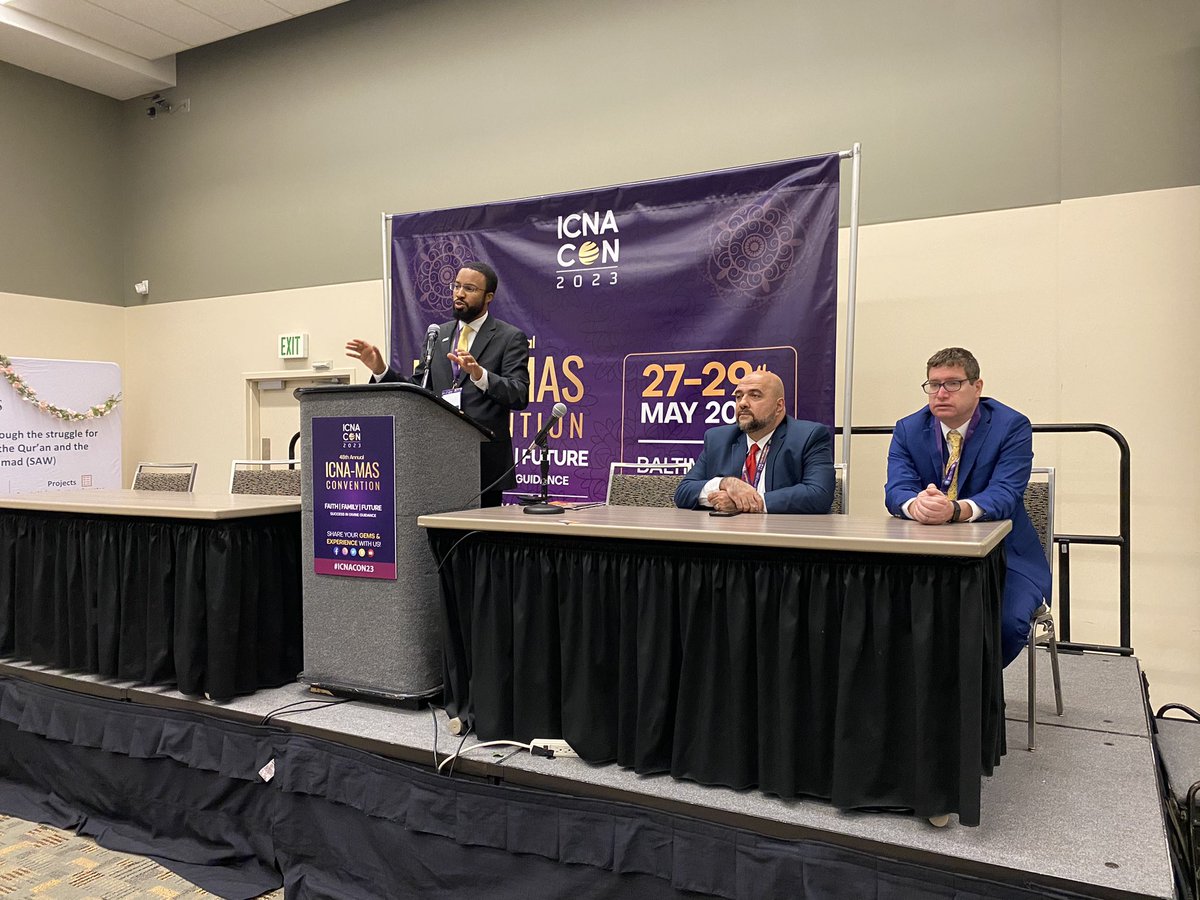 CAIRNational's tweet photo. Our panel discussion on the unconstitutional, discriminatory so-called terrorist #watchlist with @MayorKhairullah is happening now at #ICNAMAS! https://t.co/O9JoJImhoo