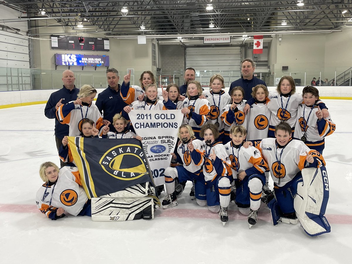 2011 Gold Subaru Classic Champions! Saskatoon Jr Blades. Thanks to all the 2011 teams. Great Hockey!
#SubaruClassicHockey