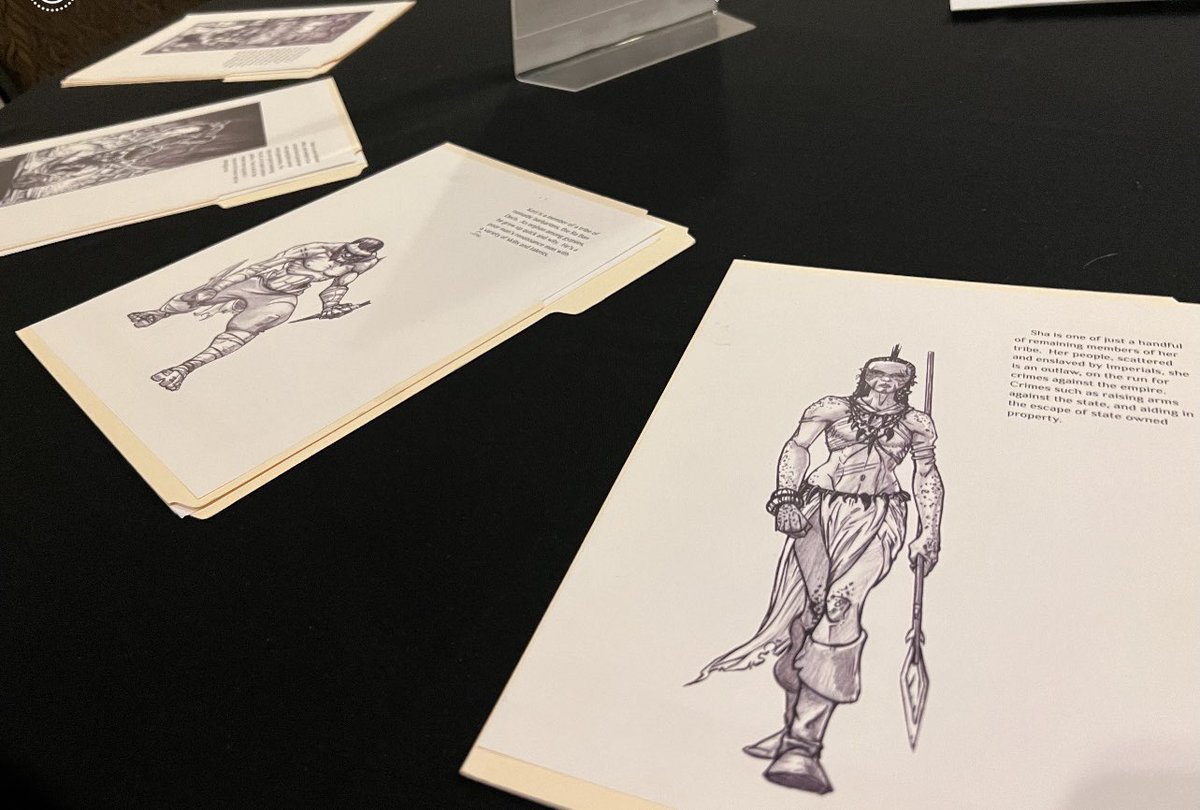 Playing games at Miscon!!  #FeudalLegacy #ttrpg