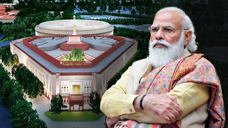For decades to come, the nation will continue to wonder whether this building of monstrous shape matches its founder-inaugurator with the gigantic ego.

#NewParliamentBuilding #ParliamentNewBuilding #WrestlersProtests
