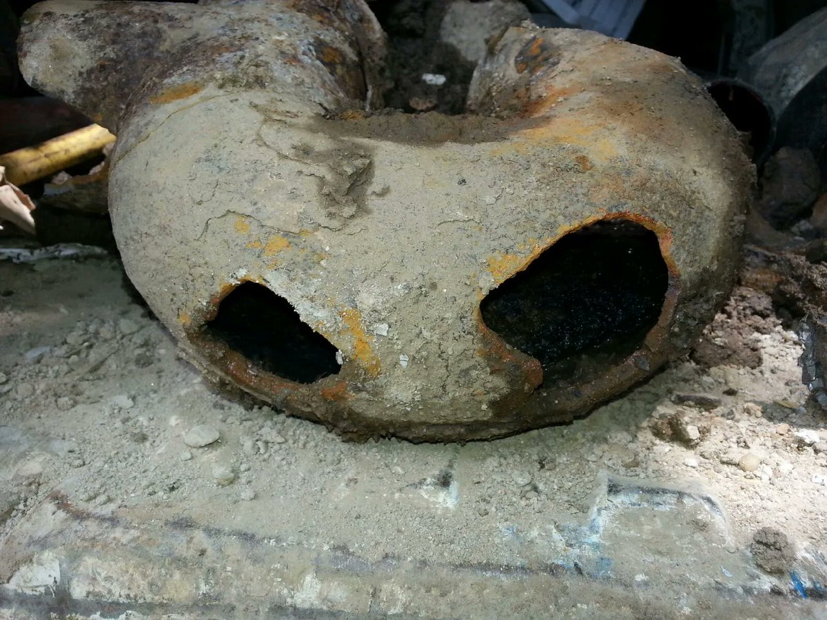 Find, inspect and repair broken pipes like this and more! Call Our Sales department Monday - Friday 7am - 4pm EST. #plumbing #plumber #sewercamera #sewercamerarepair #sewerequipment #plumbingtools #sewerinspections #repairs