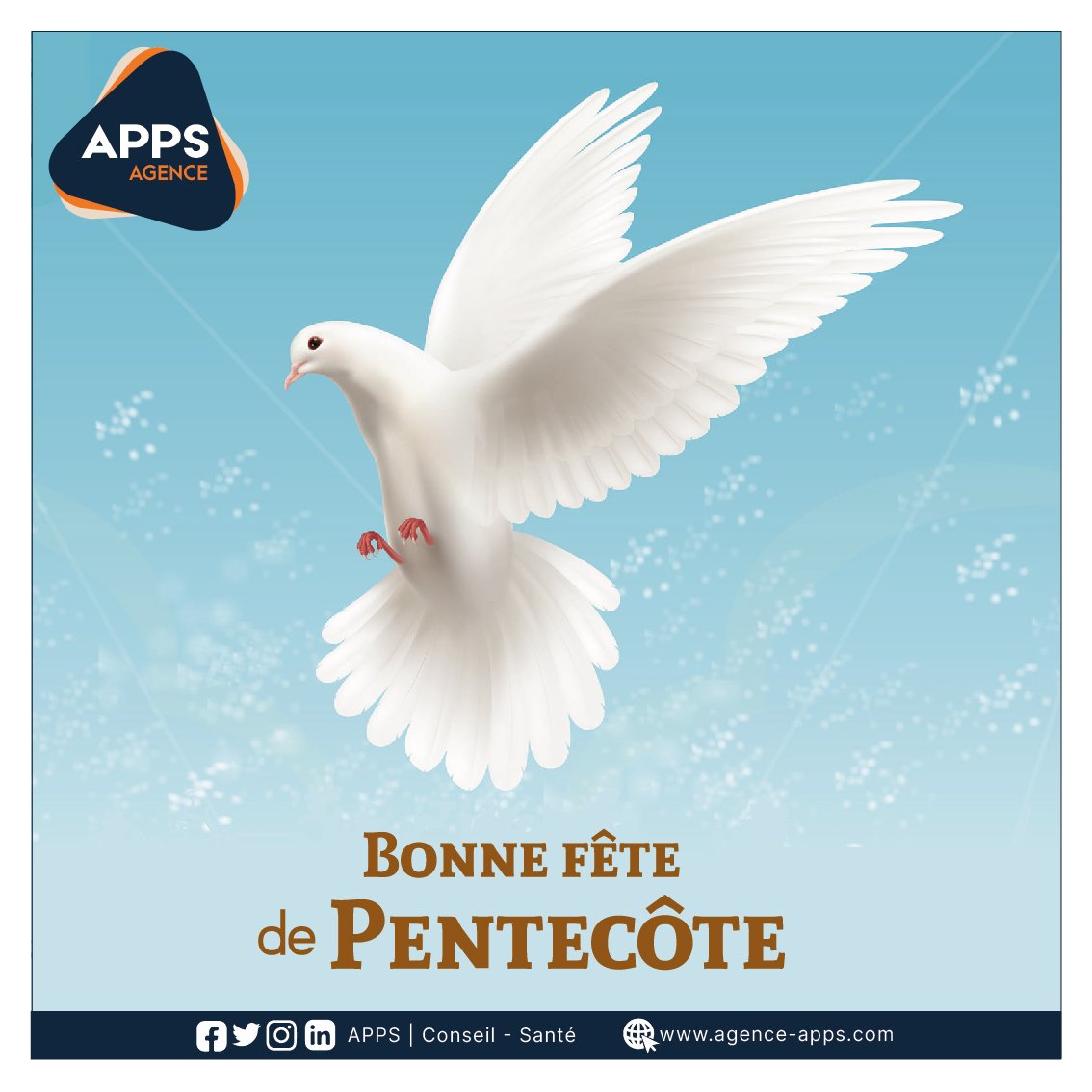 Bonne fête de la Pentecôte à tous. 
. 
. 
. 
#Bonnepentecote #weekend #pentecote #motivation
#appsbenin #marketing #team229 #promotiomédicale #agenceapps