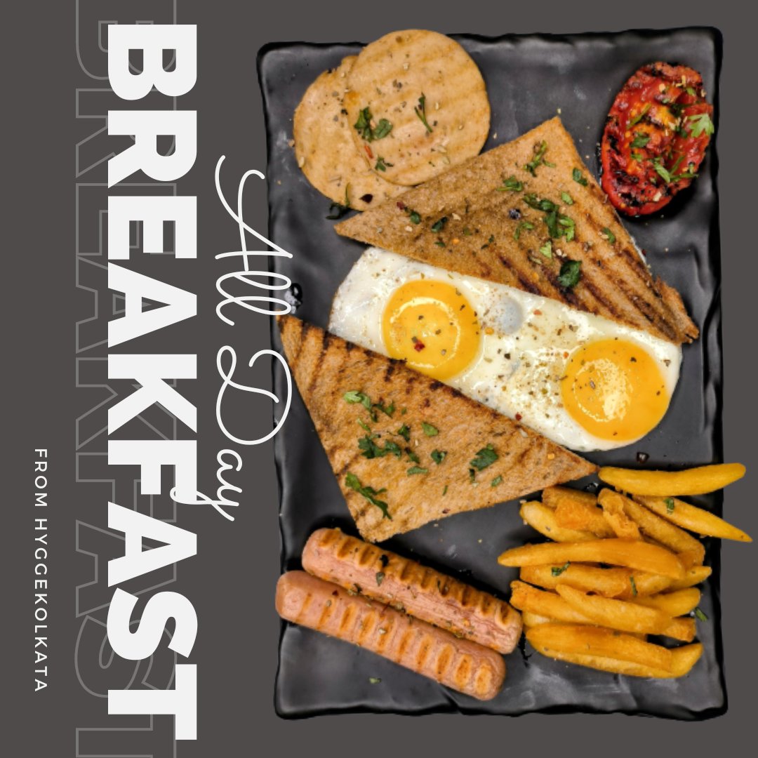All happiness depends on a leisurely breakfast.
Start your week wholesome with our filling breakfast platter.
#MondayMotivation #alldaybreakfast #hyggekolkata