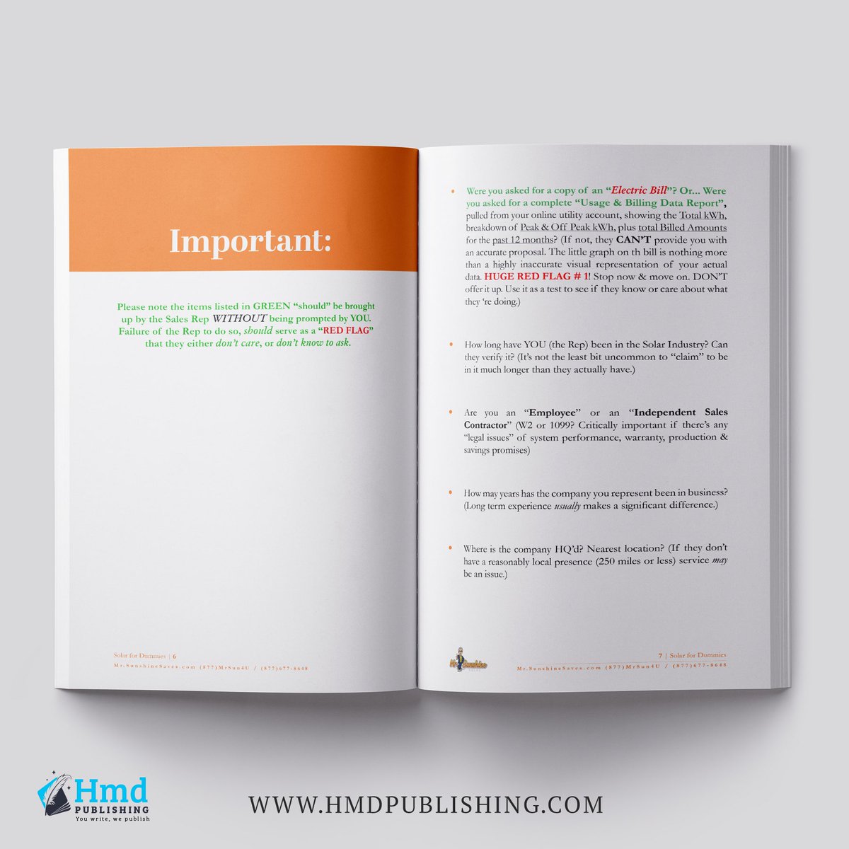 Cover design and Interior layout formatting of the book “Solar for Dummies”.

Looking for someone to design and Publish your amazing book?

Feel free to reach us out today!

For more information, visit our website: 

hmdpublishing.com 

#selfpublish #bookdesign #booklayout