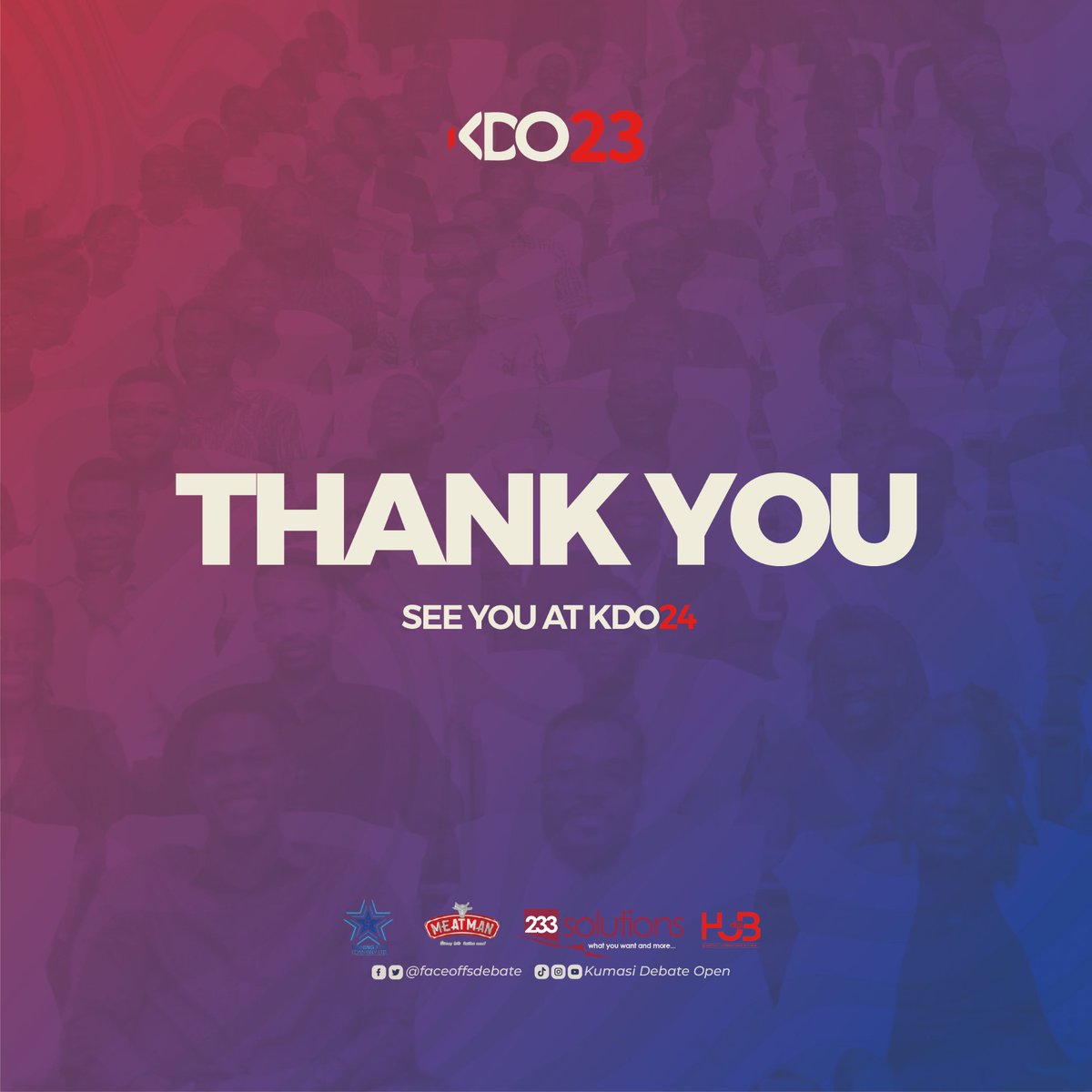 DebateKumasi's tweet photo. For your time, support and participation, we say...
#KDO23 https://t.co/r6j1LUwnVU