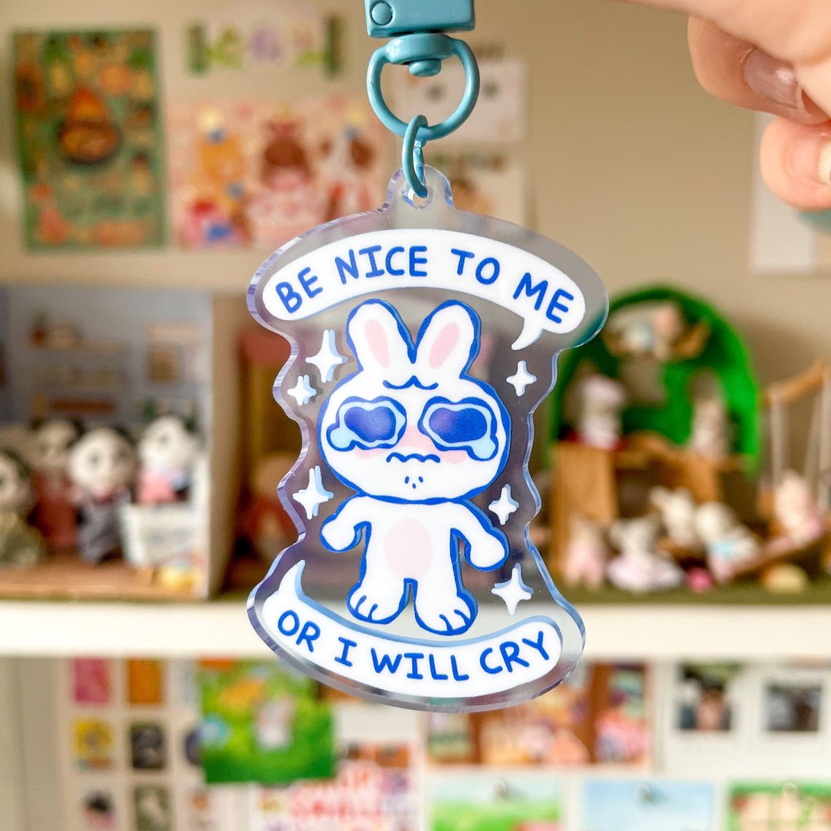 drawnbynana's tweet photo. New keychains are coming soon!! 🩵 My shop update will be on June 10th at 12pm PST! I’ll have new baseball hats, bucket hats, keychains, washi tapes, stickers, and more✨ https://t.co/I8OaxvX6XR