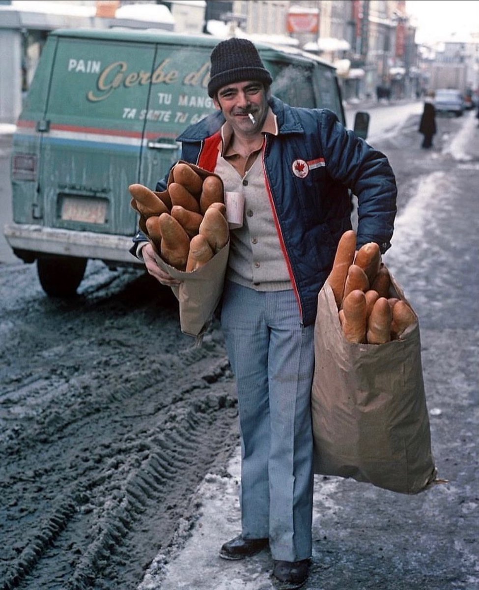 you have been visited by "Le Boulanger Quebecois"
rt to receive his blessing