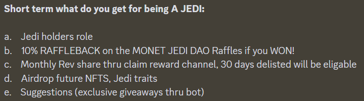 TTCCJediDAO's tweet photo. Weekly Revenue Donation #TTCC #TTCCJEDIDAO

Every week we will donate 50% of our made revenue to the TTCC main dao. Other 50% we  pot at TTCC JEDI DAO till we reached our 100 sol goal! 

Some DAOS are still untouched:

-Goldenskin DAO
-Buzz DAO
-Mummy DAO

https://t.co/uzH61Ftl5K https://t.co/oOeMu6WMLs