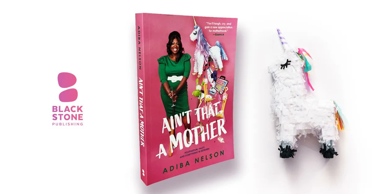 BlackstoneAudio's tweet photo. This memoir is a  tell all of the joys and challenges of motherhood. An @Essence Magazine Pick, a @shondaland Pick, and a @bookwormsez pick is now it is birthing to paperback on JUNE 6th! 👶🏽🍼 Preorder #AINTTHATAMOTHER by @AdibaNelson right here! 👇
📕 https://t.co/DkgWMpr3Bg https://t.co/rFTkntLuDW